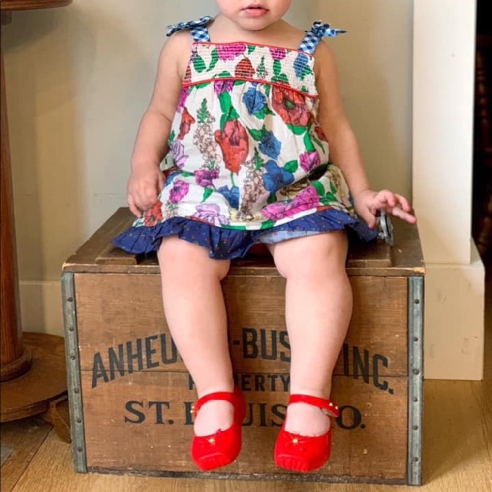 Matilda Jane Dress with diaper cover NWT 12-18 mos